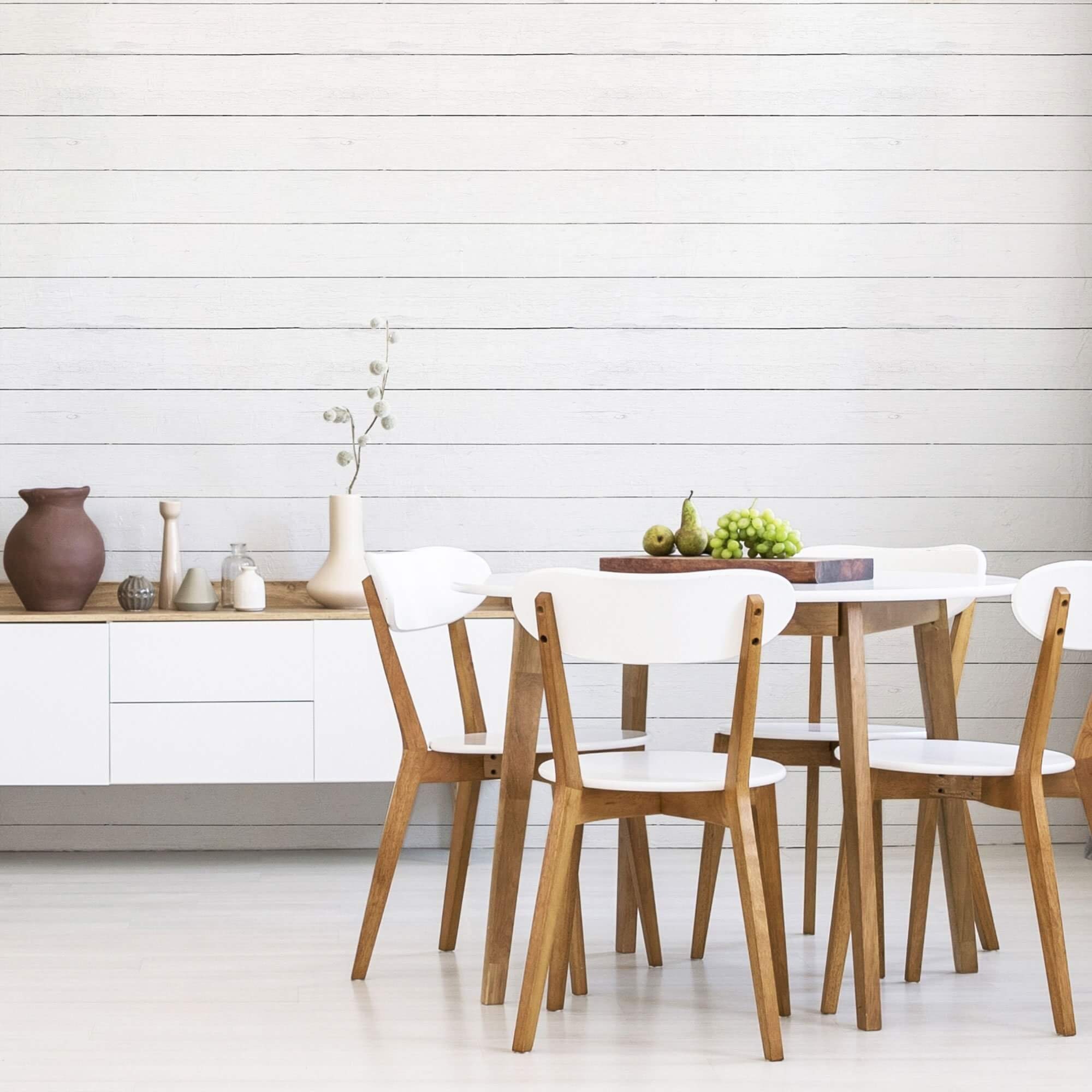 Black and White Shiplap Peel and Stick Removable Wallpaper Etsy