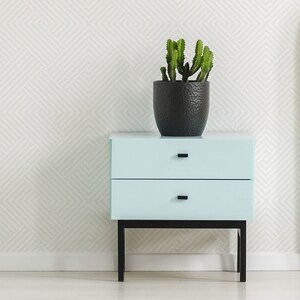 Beige Crosshatch Peel and Stick Removable Wallpaper 7351