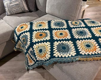 Coral Reef Afghan Pattern 55"x75" [Digital Download]