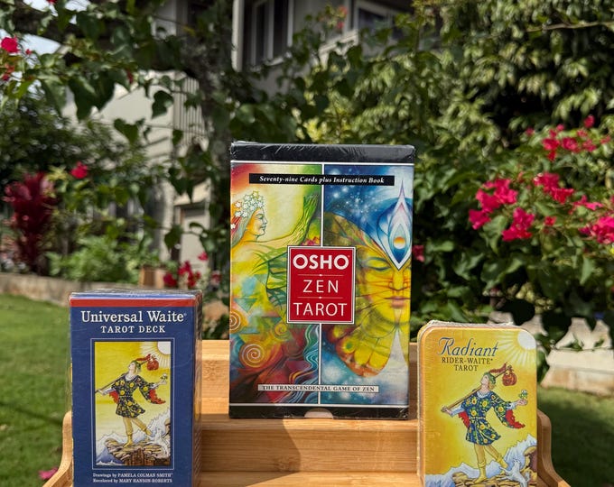 Tarot Cards (Raidiant Rider Waite, Osho Zen, Universal Waite)