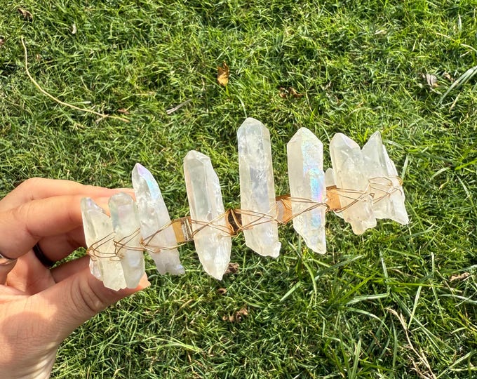 Aura Quartz Crown