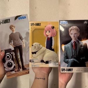 Spy Family Figures (3) Brand New