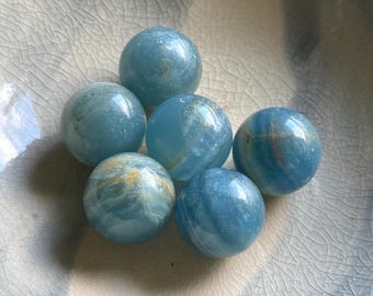 Blue Onyx Spheres (Small)