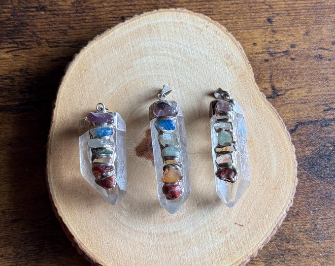 Quartz Chakra Pendant