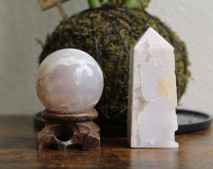 White Plum Agate