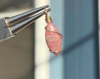 Rhodochrosite Necklace (Tiny)