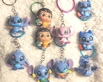 Doorables Lilo and Stitch Keychains