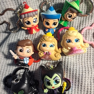 Doorables Sleeping Beauty Keychains