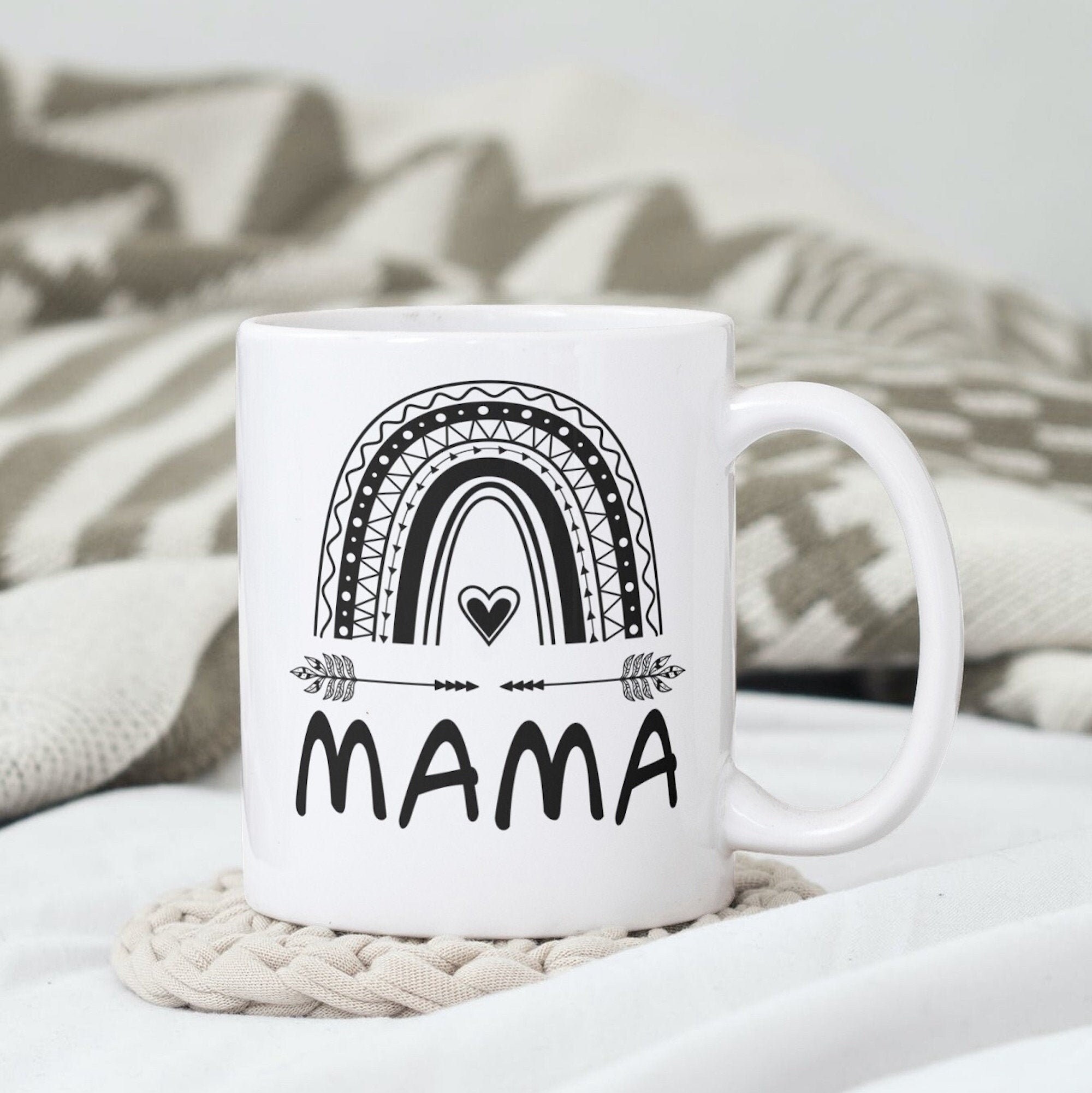 Rainbow Mama Mug Cute Mother Mug Mother's Day Gift Mug Etsy