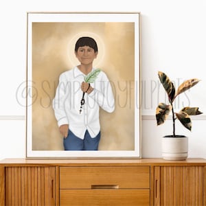 To Die is Gain St. Jose Sanchez del Rio Digital Art Print | Catholic Digital Download