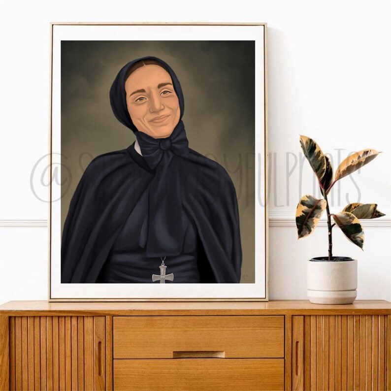 St. Frances Xavier Cabrini Digital Art Print | Catholic Art Digital ...