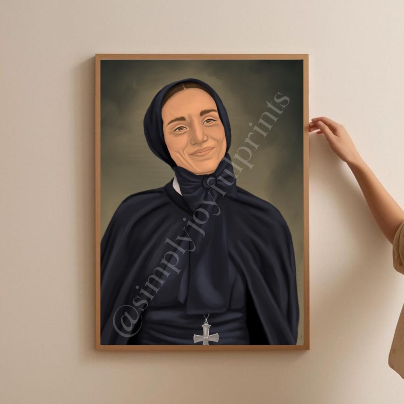 St. Frances Xavier Cabrini Digital Art Print | Catholic Art Digital ...