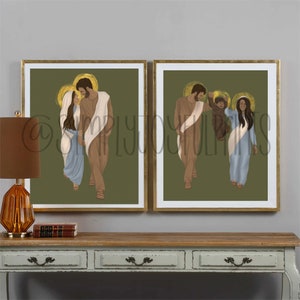 The Joy of the Holy Family Digital Art Print Bundle | Discounted Joy of Marriage and Joy of Family Catholic Art Print Digital Download