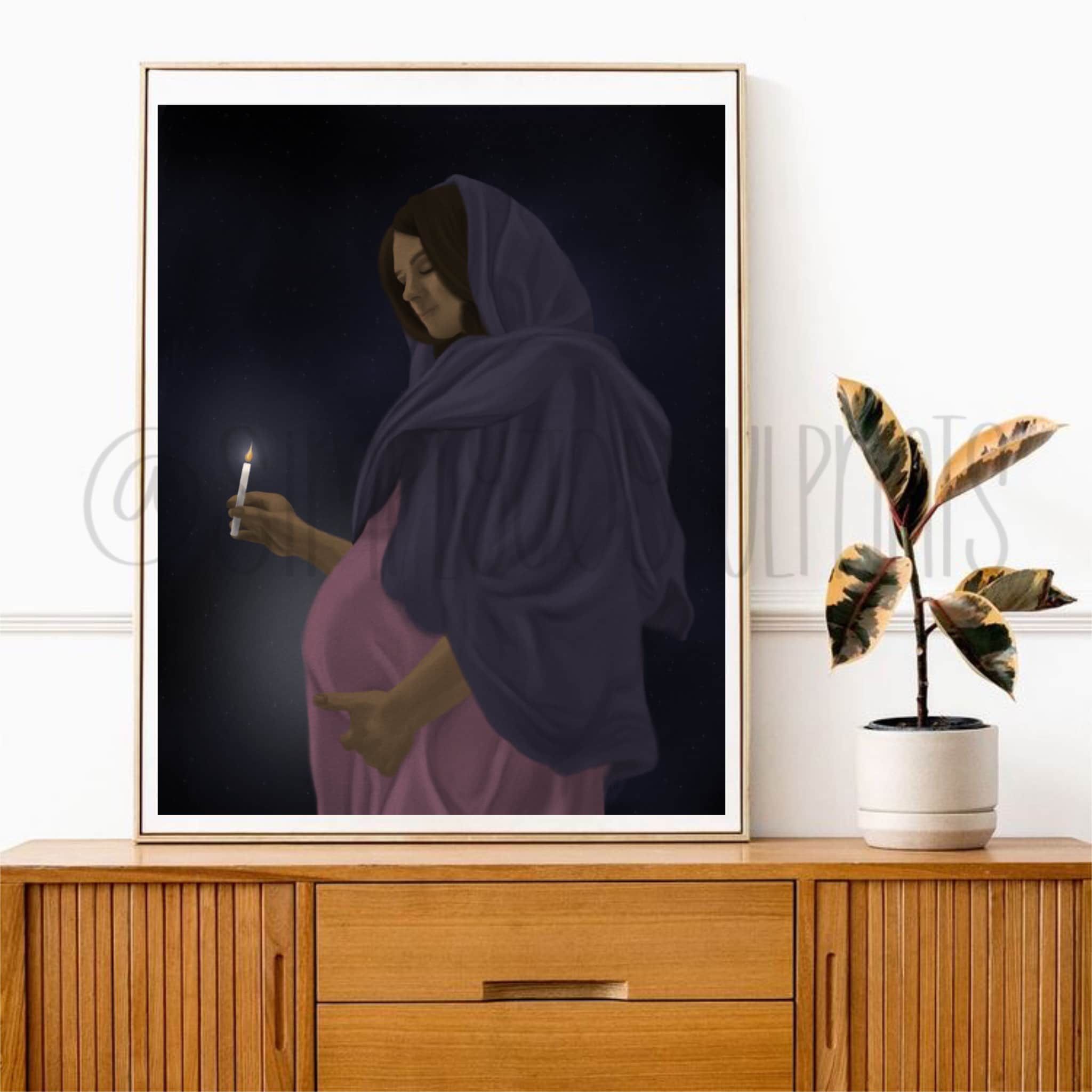 Our Lady of Waiting Digital Art Print - Etsy