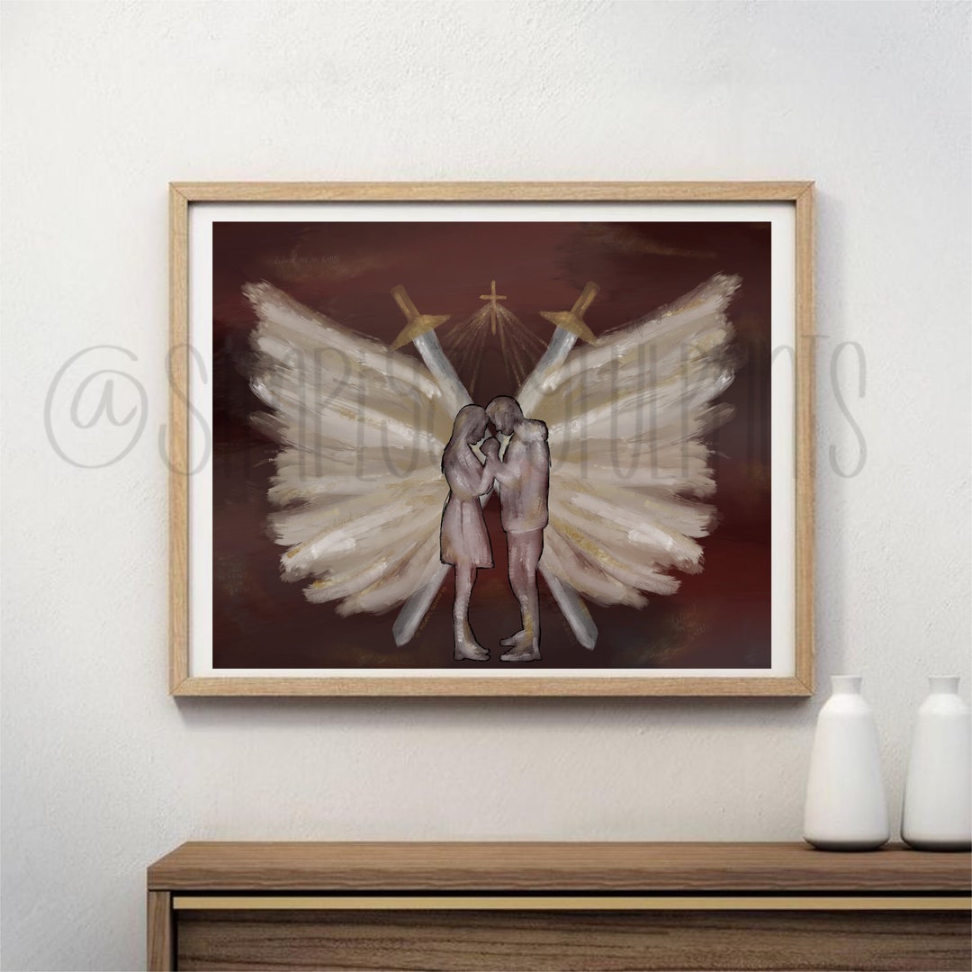 Defend Us Digital Art Print | St. Michael the Archangel Prayer Marriage ...