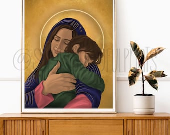 Our Lady of Perpetual Help Catholic Art Print - Etsy