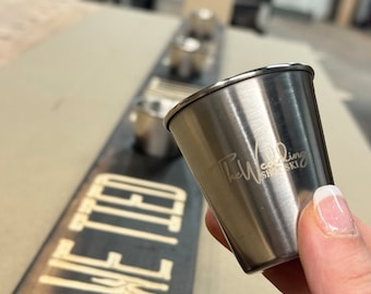 Metal Shot Glasses, Shot ski Shot Glasses, Test Fit Shot Glass Add On