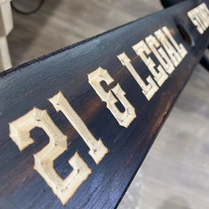 Custom 21st Birthday Shot Ski, Personalized Party Gift, Fun Birthday Celebration Decor