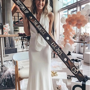 Bridal Shower Shot Ski, Custom Gift For the Bride, Wedding Shot Ski, Custom Engagement Gift, Custom Wedding Present, Customized Shot Ski,