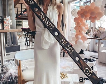 Bridal Shower Shot Ski, Custom Gift For the Bride, Wedding Shot Ski, Custom Engagement Gift, Custom Wedding Present, Customized Shot Ski,