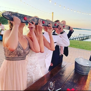 Wedding Guest Book, Signing Book, Alternative Guest Book, Bridal Shower Gift, Wedding Shot ski, Shot ski Guest Book, Wedding Shot Ski