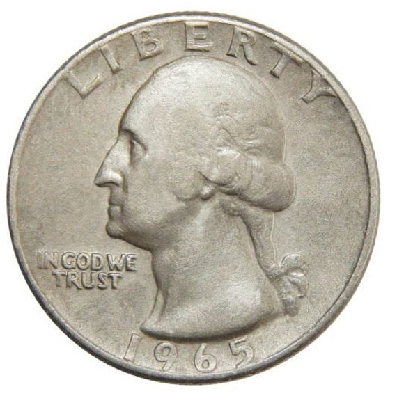 1965 silver quarter error stamping on wrong metal Weight