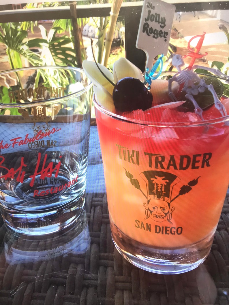 Bali Hai Premier Tiki Trader Mai Tai Glass Tiki Cocktail Etsy