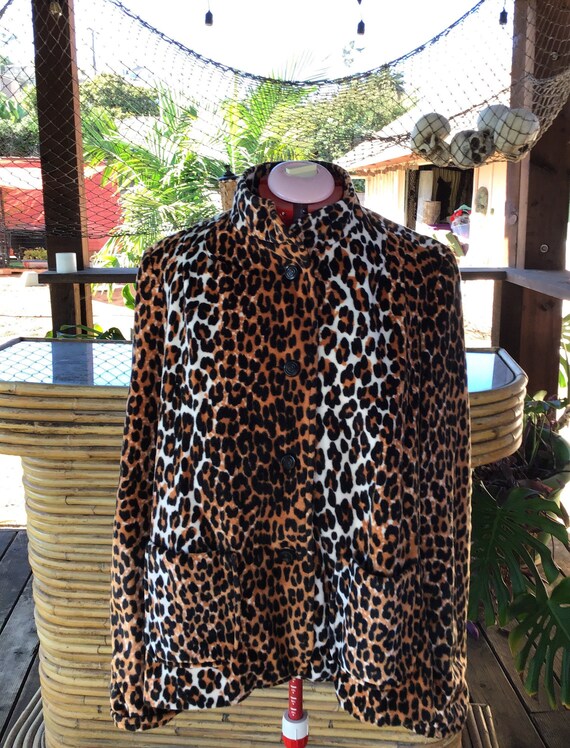 1960’s leopard swing jacket