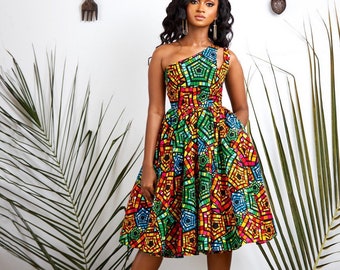 flared ankara gown styles