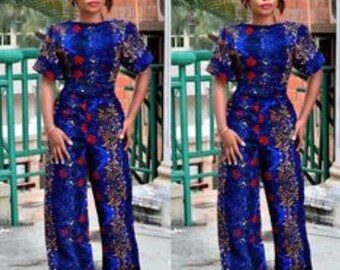 african print jumpsuit styles