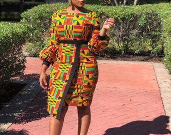 kente dress styles for ladies