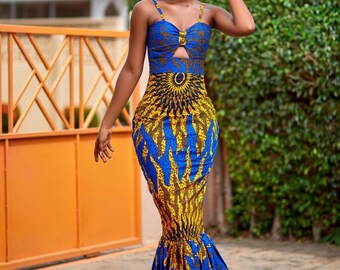 fitted ankara gowns
