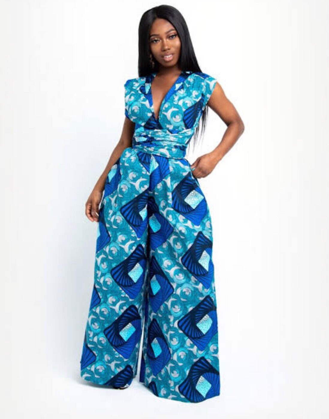 Ogechukwu infinity ankara multi-way jumpsuit. | Etsy