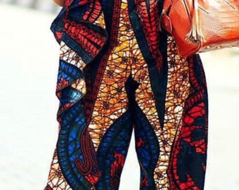 Imani African Print Ankara Jumpsuit