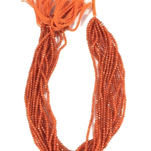 Carnelian Faceted Rondelle Beads, Carnelian Faceted Beads,Natural Carnelian Beads, Carnelian Gemstone Beads, Carnelian Wholesale Beads