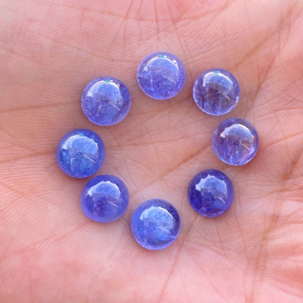 Natural Tanzanite Cabochon, Tanzanite Cabochon, Tanzanite Cabochon Gemstone, Loose Gemstone, March Birthstone, Use For Making Jewelry