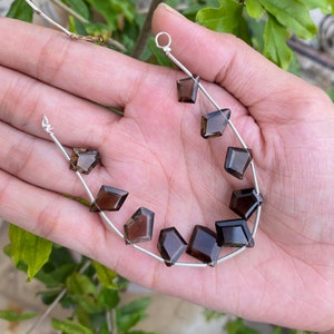10 Pieces Natural Smokey Quartz Table Cut Fancy Shape Beads Briolettes Jewelry Making Slice Cut Briolettes, gemstone Beads Fancy Briolettes