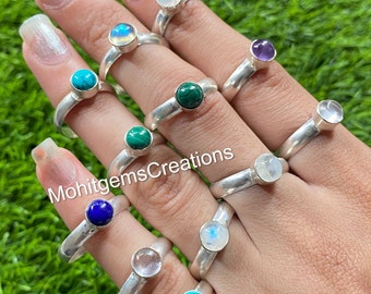 Multi Rings Lot  Gemstone Rings ,Natural & Mix hippie Rings, Handmade Jewelry Ring, Gemstone Rings, bulk rings, Wholesale rings 6-11 size