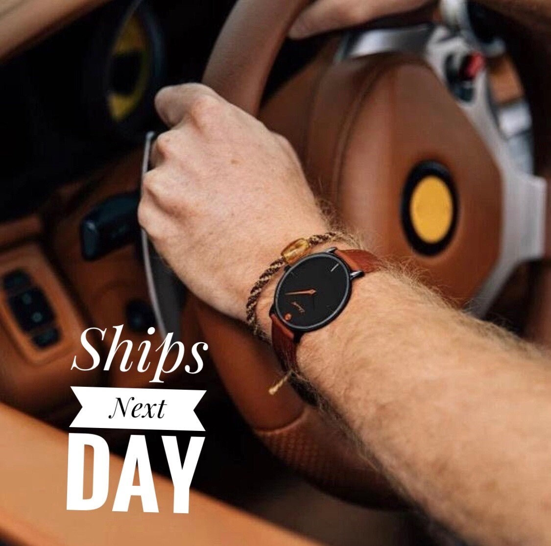 Buy Mens Leather Band Watch Watches for Men Mens Wrist
