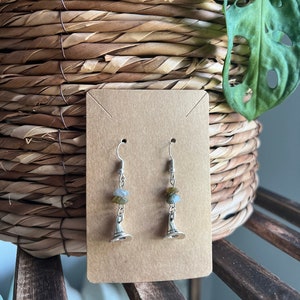 Gandalf Earrings - labradorite