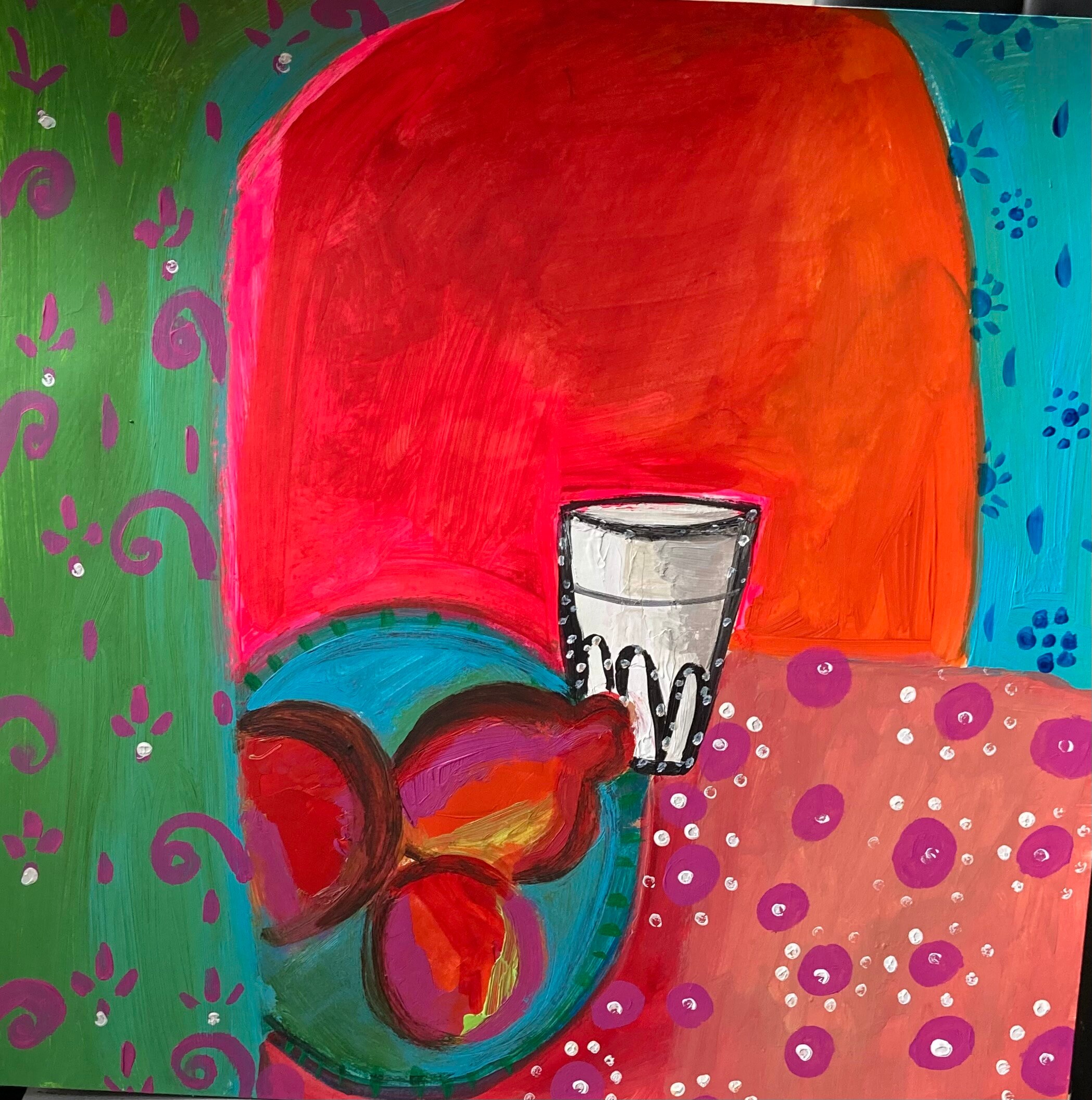 Original acrylic painting Etsy