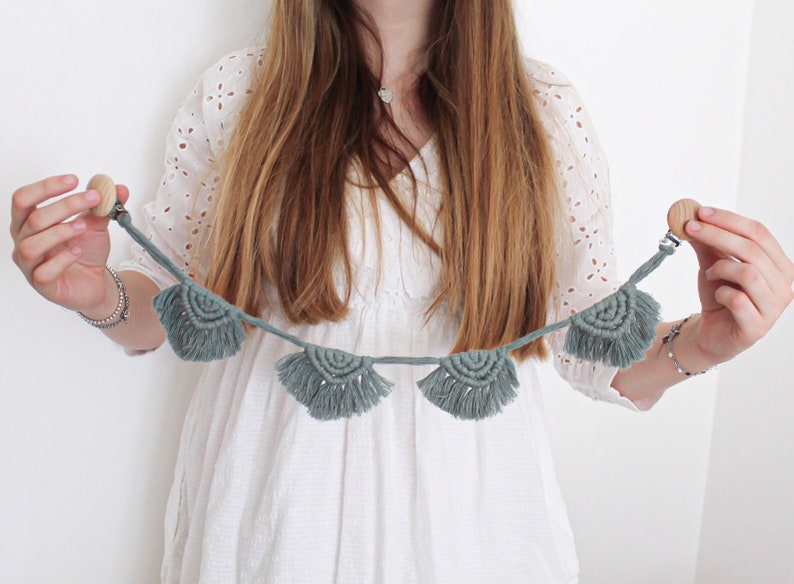 Macrame stroller chain Kitty