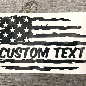 Vinyl Decal Distressed American Flag Vinyl Decal Sticker for Laptops ...