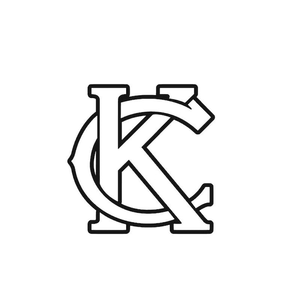 KC Kansas City Vinyl Decal Sticker | Car Windows | Laptop | Yeti Cup