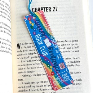 Queer Romance Bookmark| Book Club Bookmark| Metal Bookmark| Queer Book| LBGTQ+ Romance Bookmark|Admit One Ticket Bookmark| Romance| Pride|