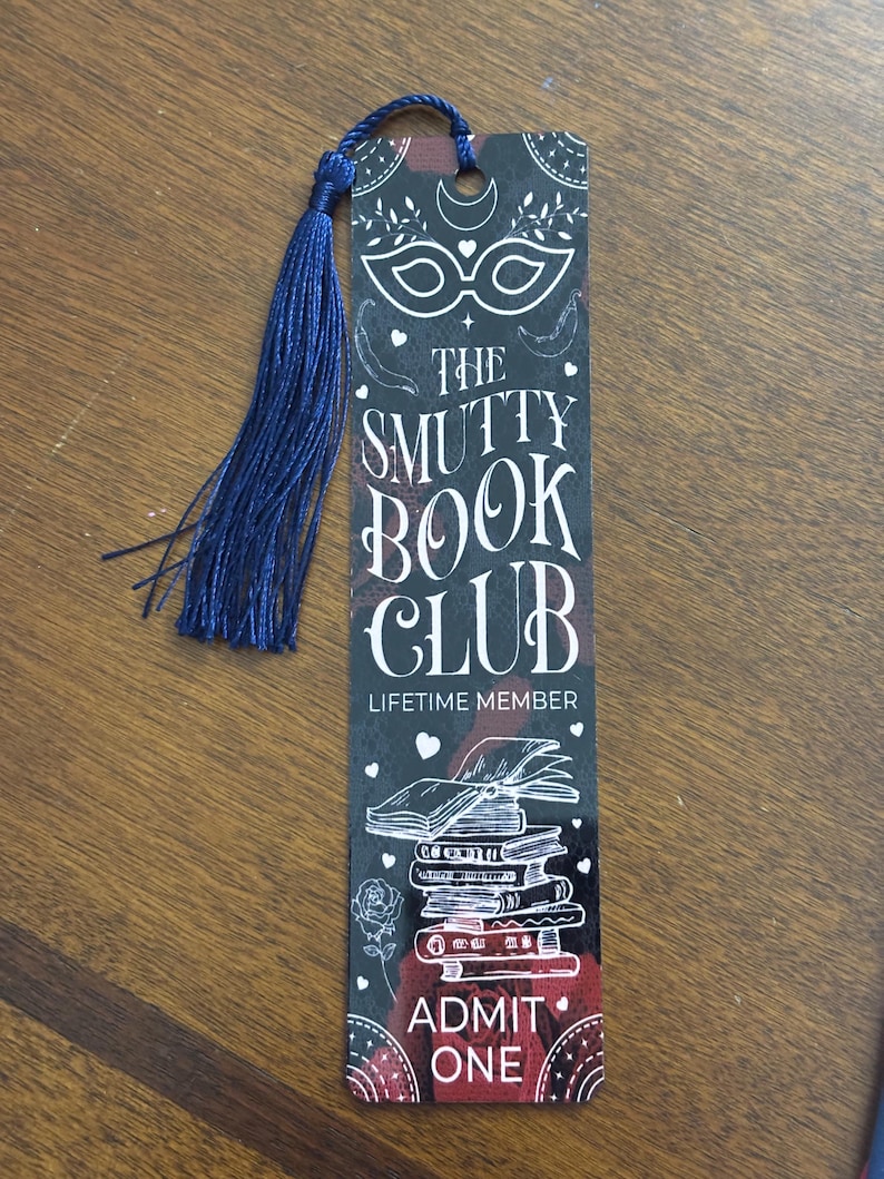 Dark Romance Bookmark| Smutty Book Club Bookmark| Morally Grey| Trigger Warnings| Romance| Smut| Good Girl| Metal Bookmark| image 10