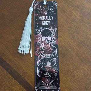 Dark Romance Bookmark| Smutty Book Club Bookmark| Morally Grey| Trigger Warnings| Romance| Smut| Good Girl| Metal Bookmark| image 11