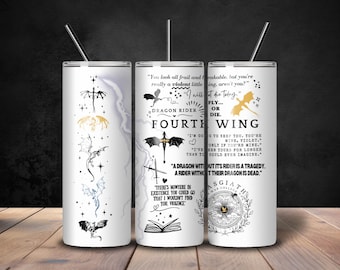 Fourth Wing 20oz Stainless Steel Tumbler