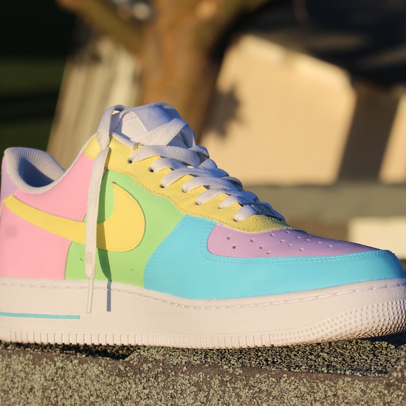 pink pastel air force 1