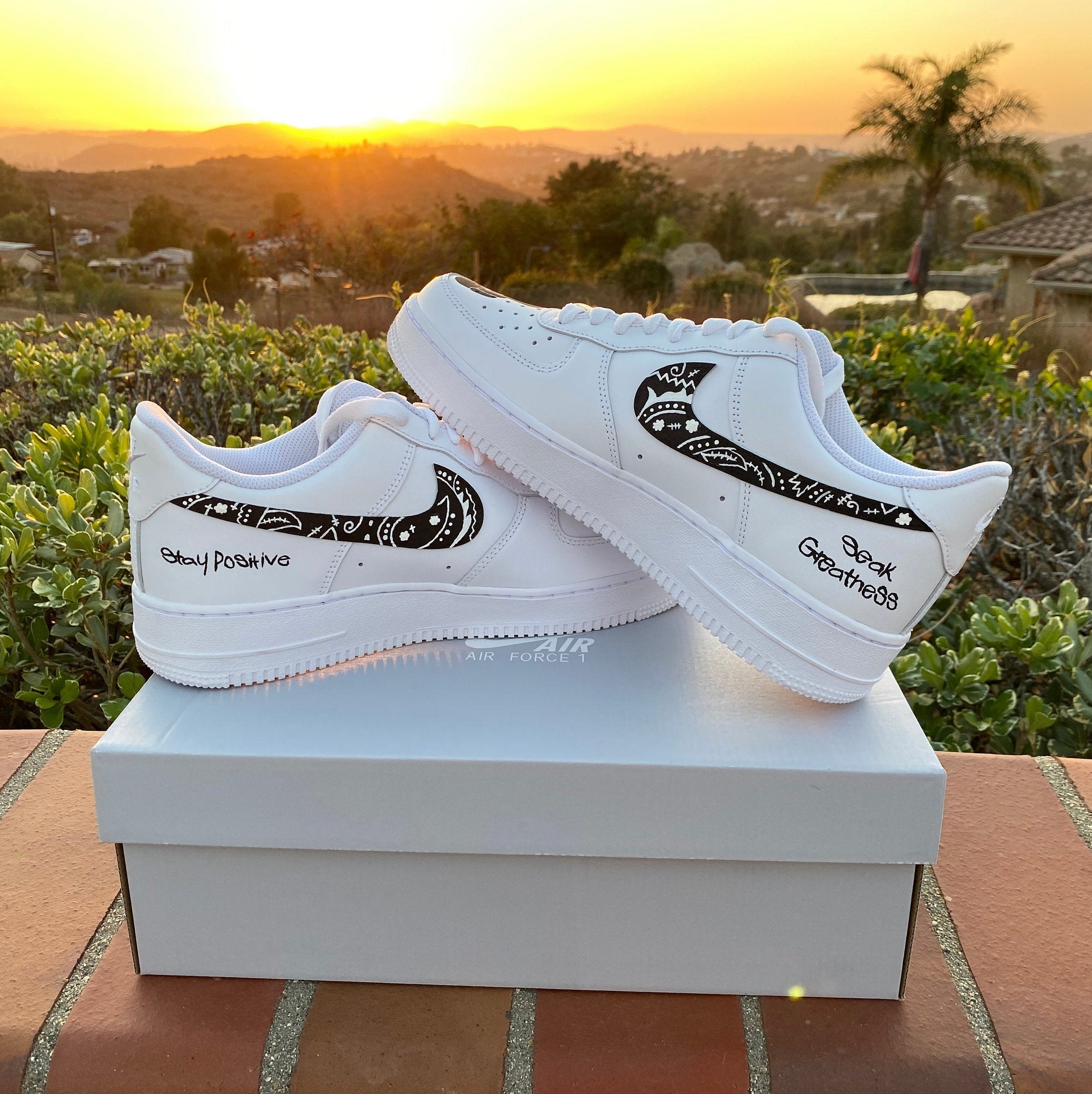 Nike Air Force 1 'Bandana' Custom Pre-Order – soletopia